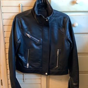 Blank NYC Vegan Leather Moto Jacket